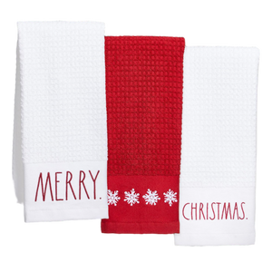 MERRY CHRISTMAS Kitchen Towels