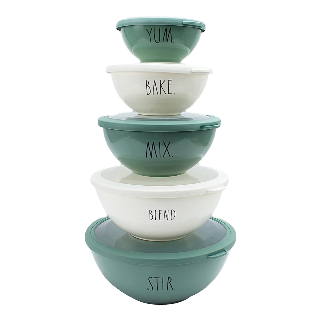 MIXING BOWL Set with Lids