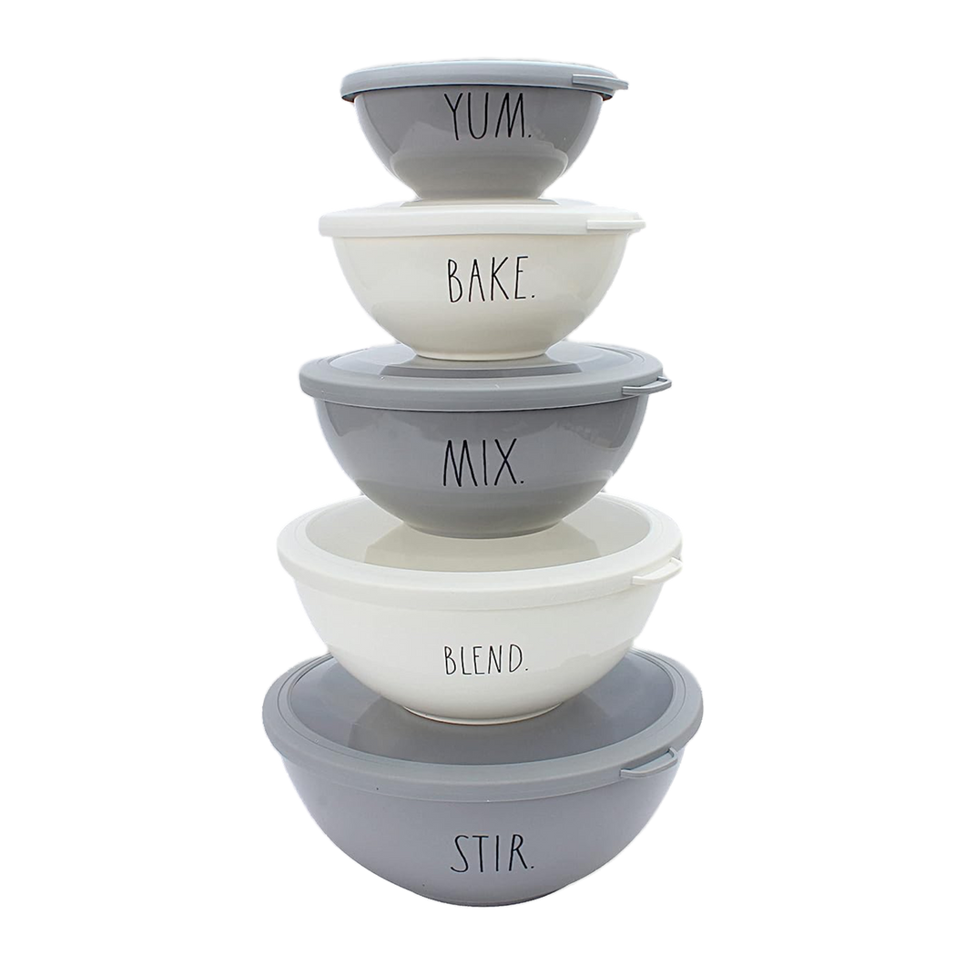 MIXING BOWL Set with Lids