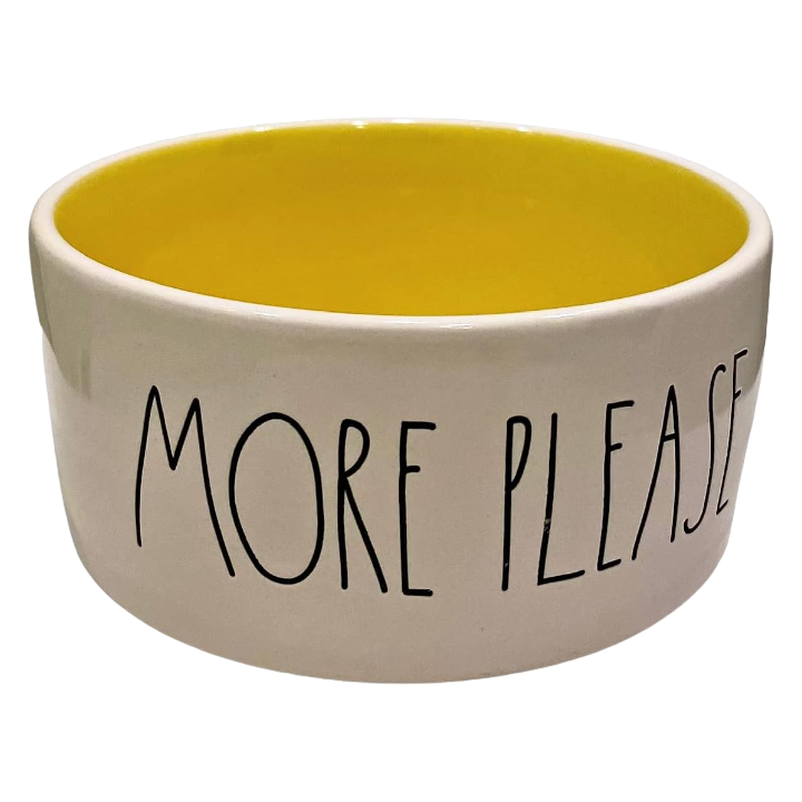 MORE PLEASE Dog Bowl