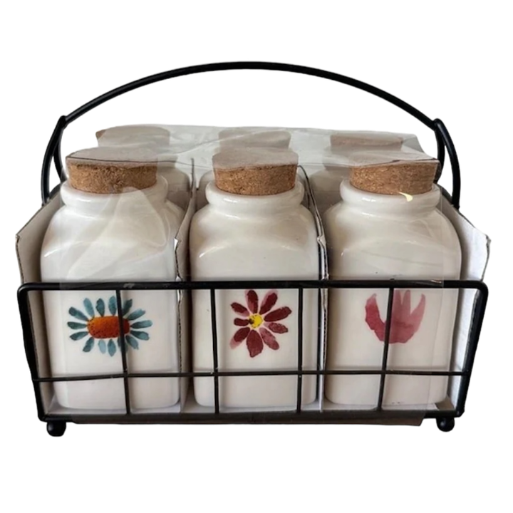 MOTHER'S DAY Spice Jars & Caddy