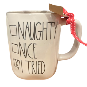 NAUGHTY, NICE, I TRIED Mug