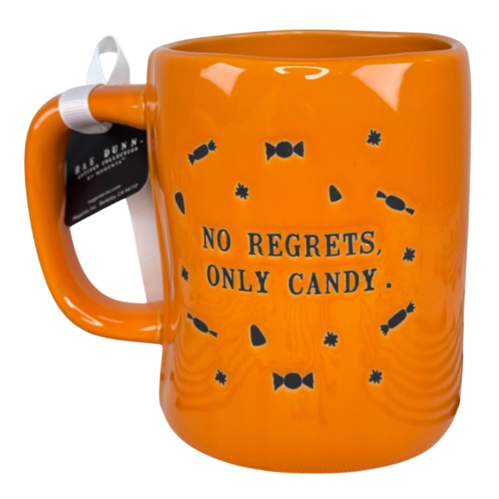 NO REGRETS ONLY CANDY Mug ⤿