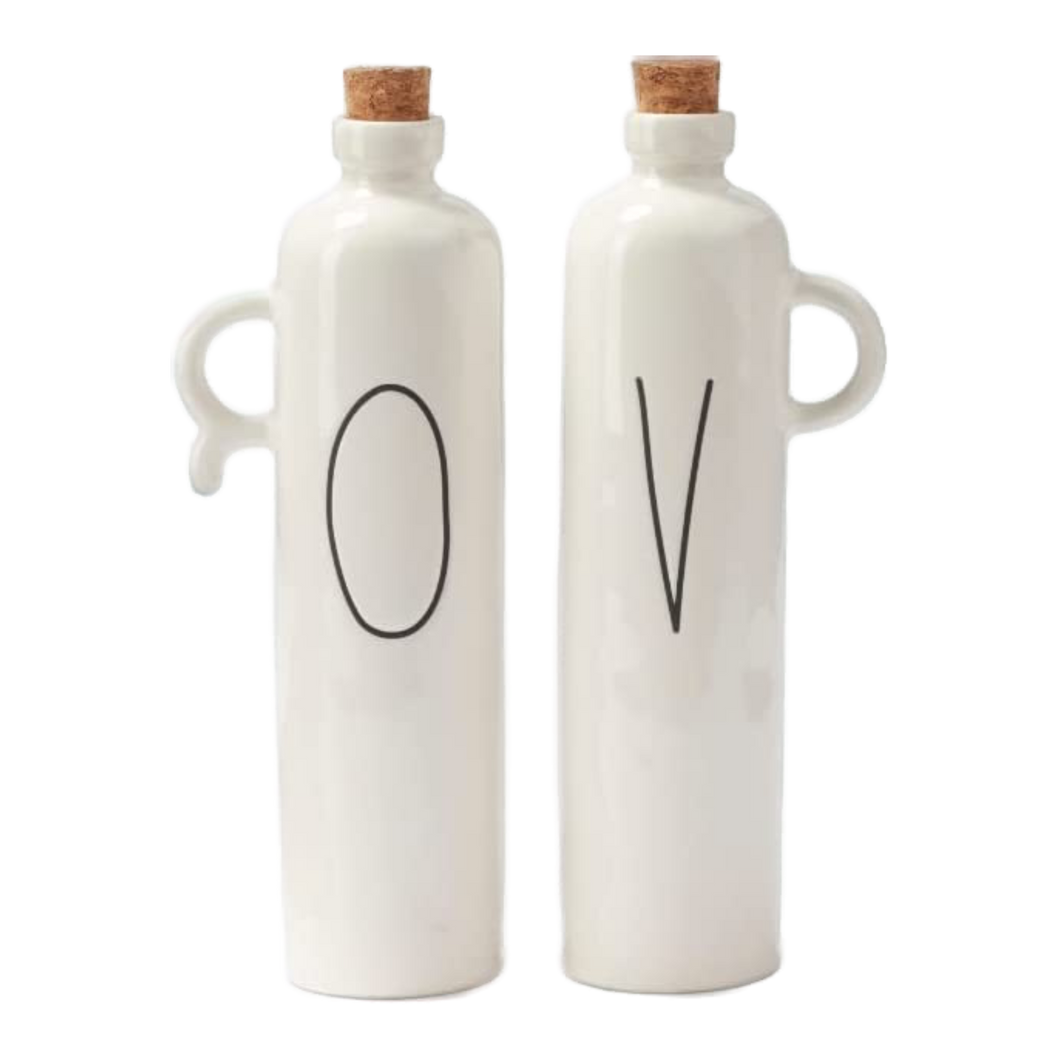 O & V Cruet Set