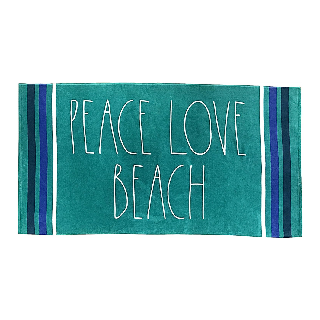 PEACE LOVE BEACH Towel