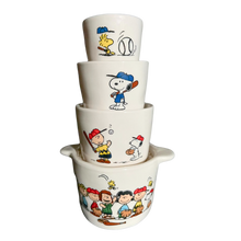 Load image into Gallery viewer, CHARLIE BROWN BASEBALL Measuring Cups ⤿
