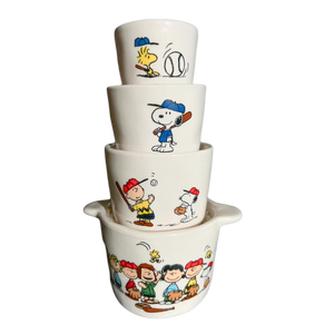 CHARLIE BROWN BASEBALL Measuring Cups ⤿