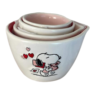 CHARLIE BROWN VALENTINE'S DAY Measuring Cups ⤿