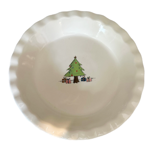CHRISTMAS TREE Pie Plate