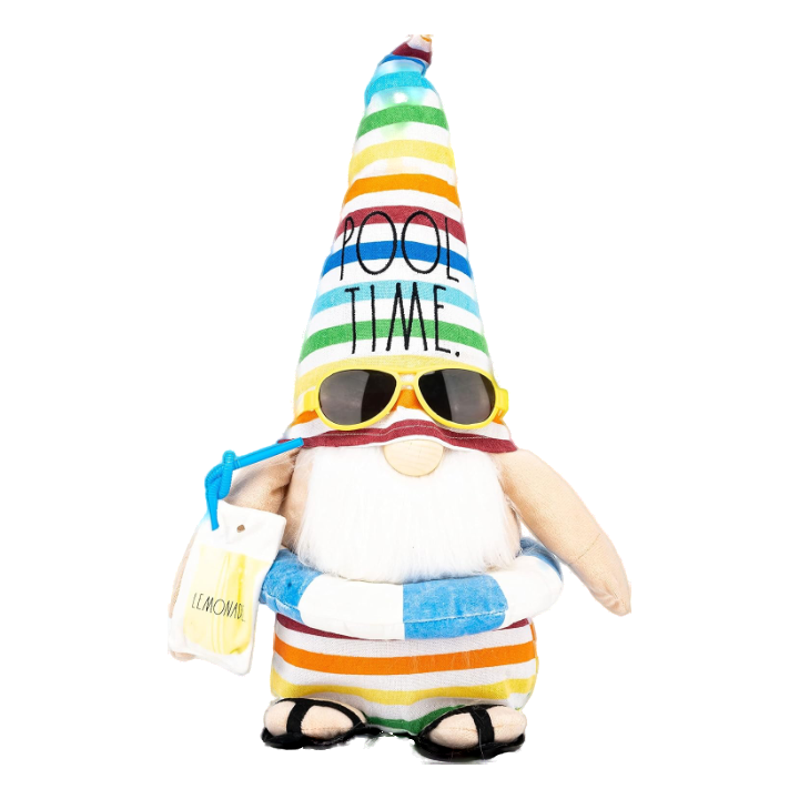 POOL TIME Plush Gnome