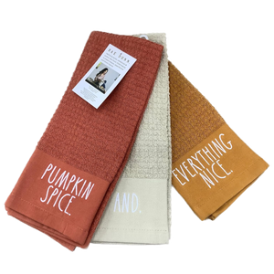 PUMPKIN SPICE Kitchen Towels