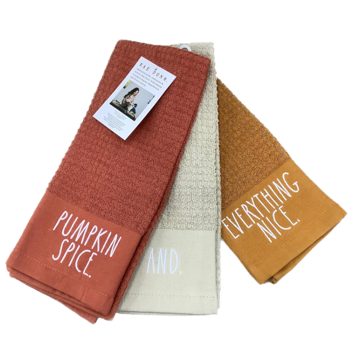 PUMPKIN SPICE Kitchen Towels