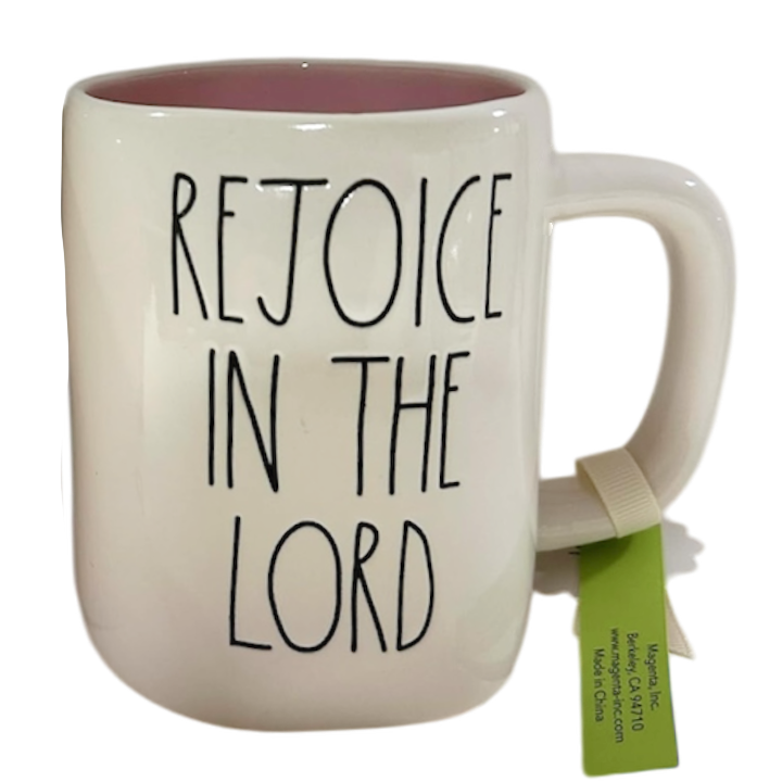 REJOICE IN THE LORD Mug ⤿