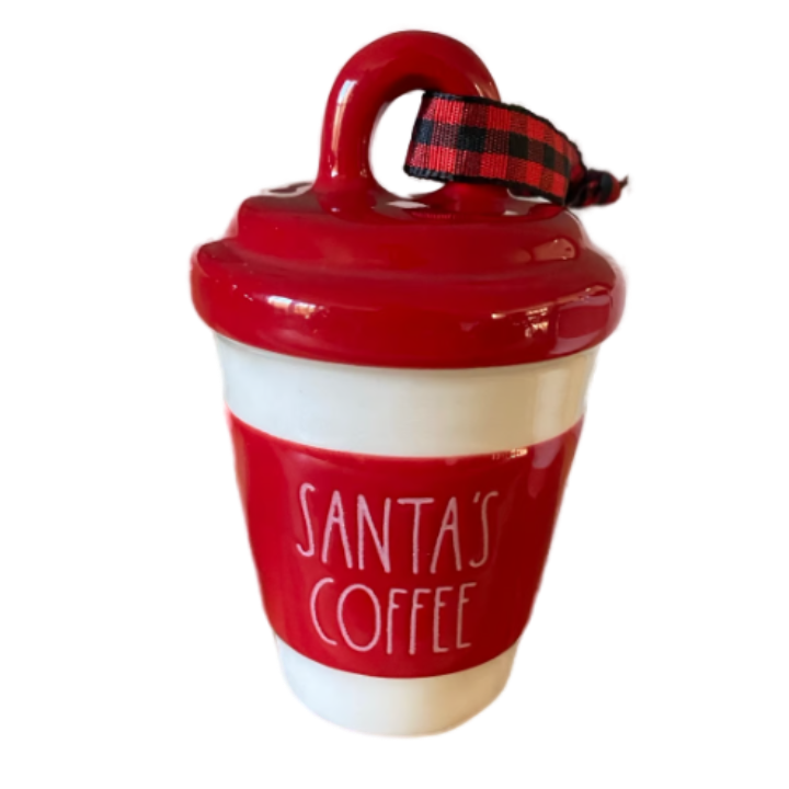 SANTAS COFFEE Ornament