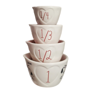 SNOOPY VALENTINE'S DAY Measuring Cups ⤿