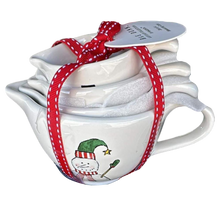 Load image into Gallery viewer, SNOWMAN Teapot Measuring Cups
