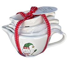 Load image into Gallery viewer, SNOWMAN Teacup Measuring Cups
