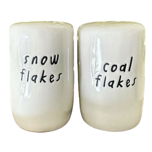 SNOW FLAKE & COAL FLAKES Shakers