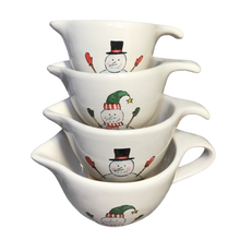 Load image into Gallery viewer, SNOWMAN Teapot Measuring Cups

