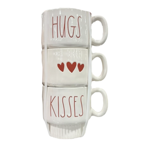 HUGS & KISSES Stacking Mugs