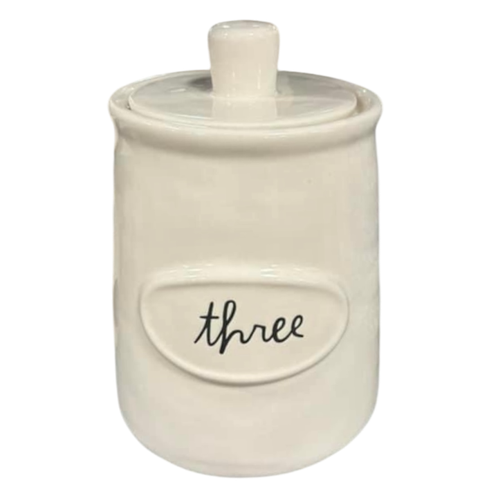 Rae Dunn THREE Canister | Script – Dunn Directory