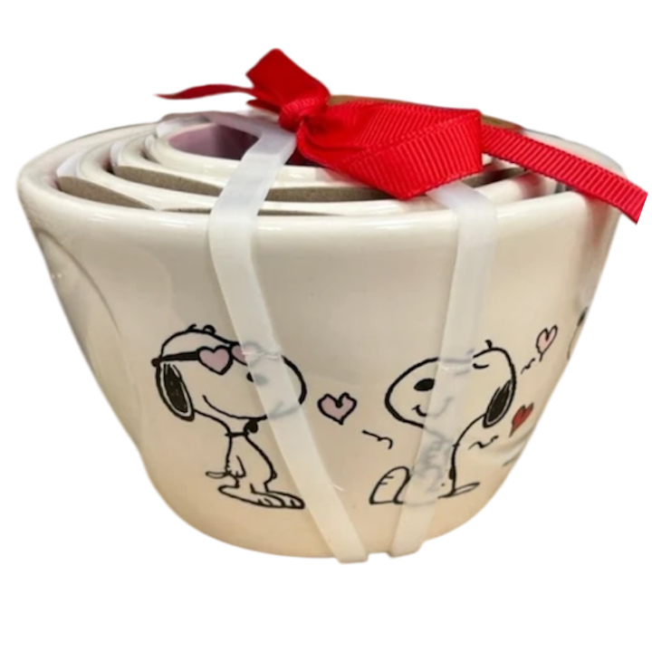 SNOOPY VALENTINE'S DAY Measuring Cups ⤿