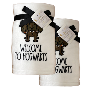 WELCOME TO HOGWARTS Hand Towels
