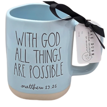 Load image into Gallery viewer, WITH GOD ALL THINGS ARE POSSIBLE Mug ⤿
