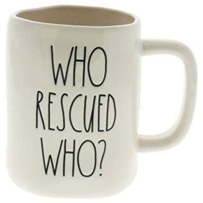 WHO RESCUED WHO? Mug