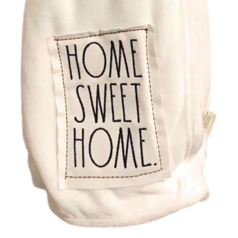 BlanketNew Rae Dunn HOME SWEET HOME throw. shops