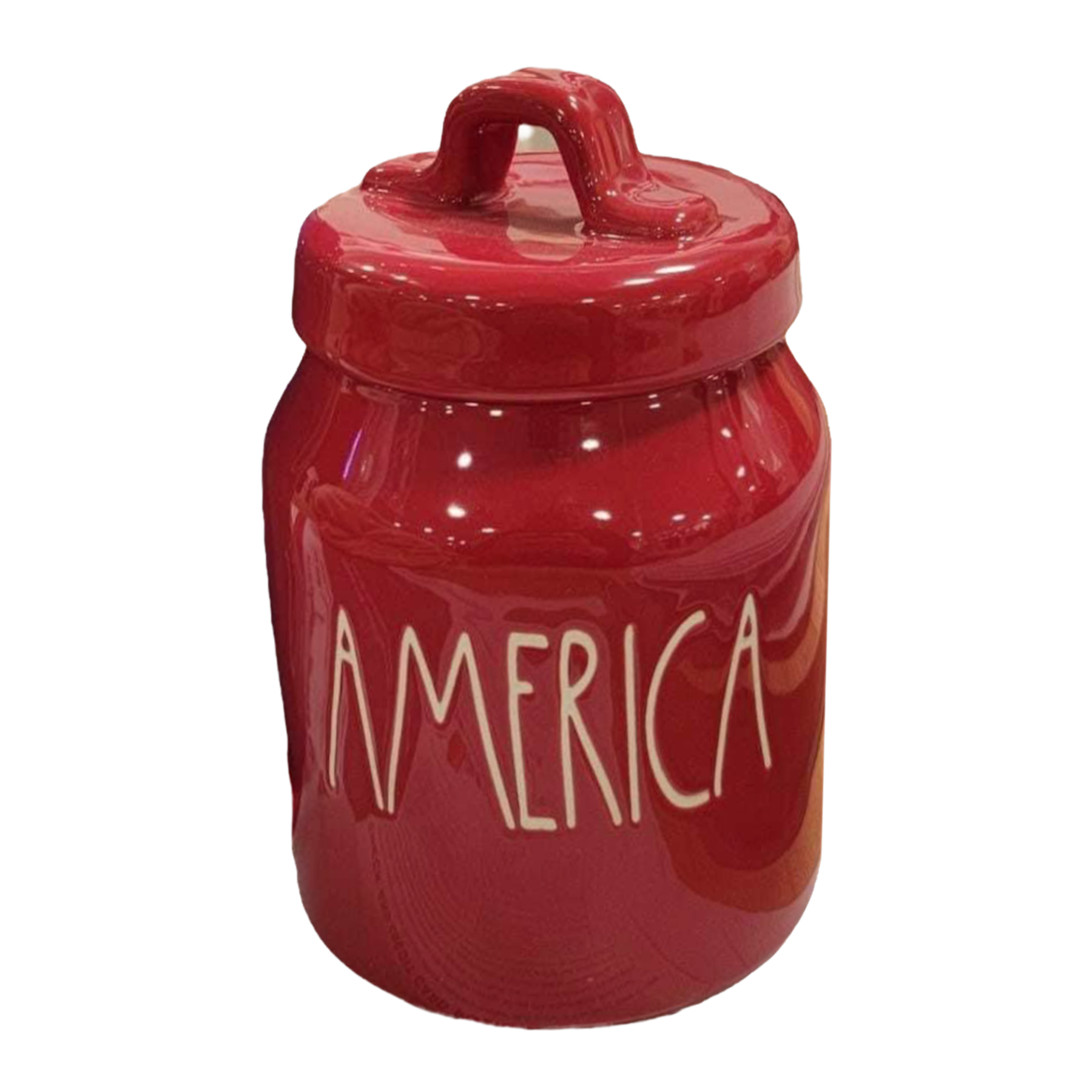 Rae Dunn 4th of July Patriotic America the Beautiful Canister newest