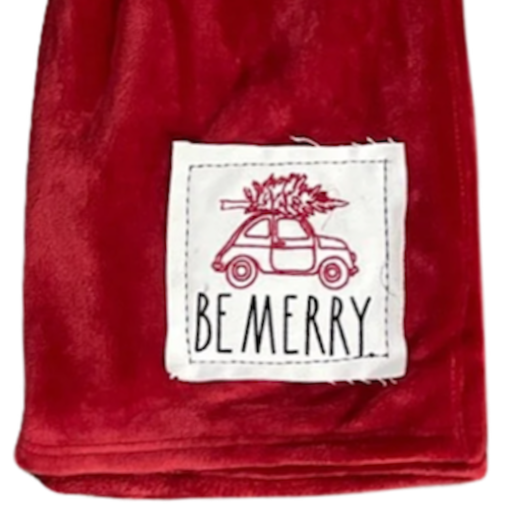 Rae Dunn BE MERRY Blanket Christmas Dunn Directory