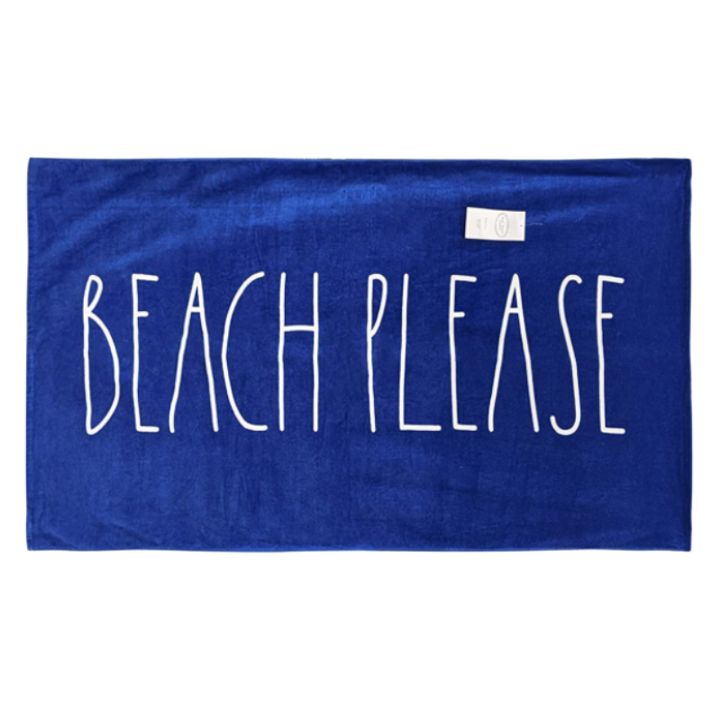 BEACH PLEASE Beach Towel