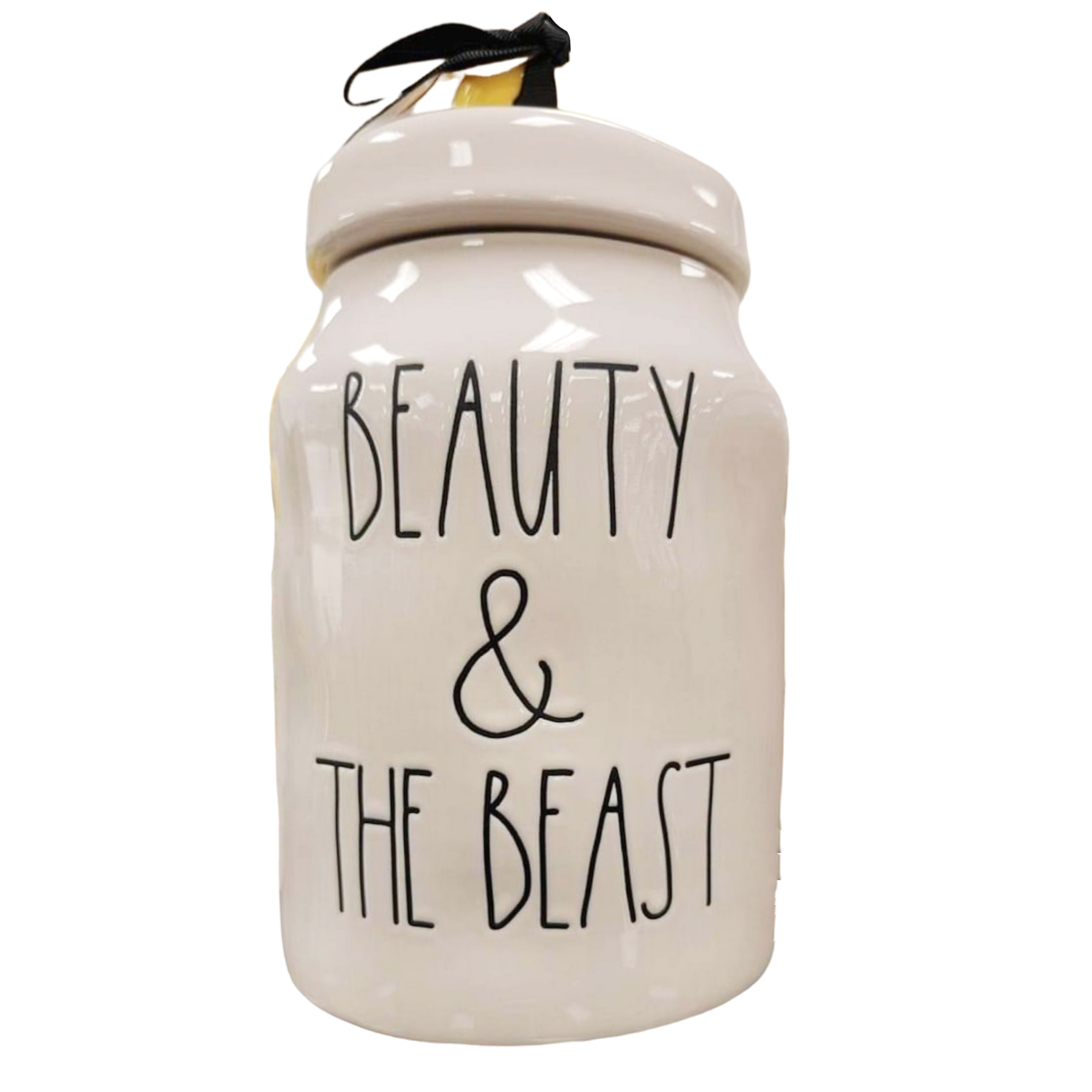 Rae Dunn Disney Beauty and the Beast Be Our 2024 Guest Canister. New