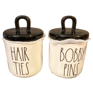 HAIR TIES & BOBBY PINS Jars