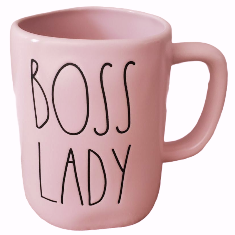 Tazza Mug In Ceramica Lady Boss Rosa Più Forty