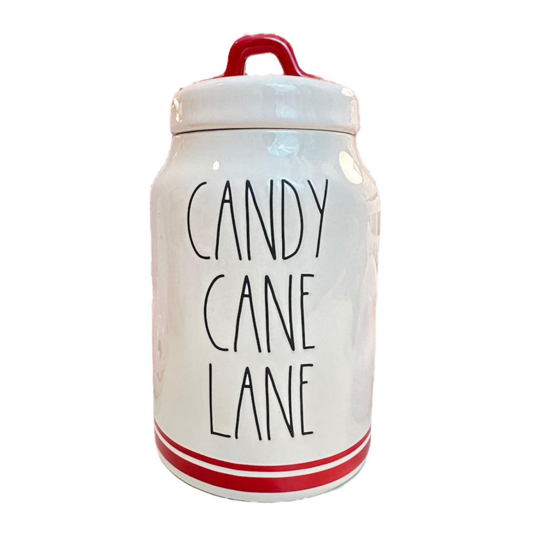 CANDY CANE LANE Canister