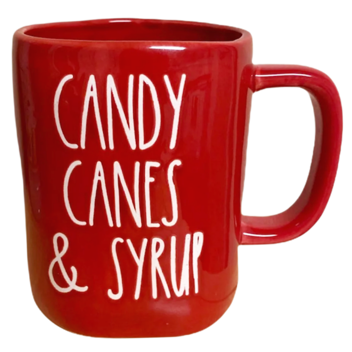 Rae Dunn CANDY CANES & SYRUP Mug Christmas Dunn Directory
