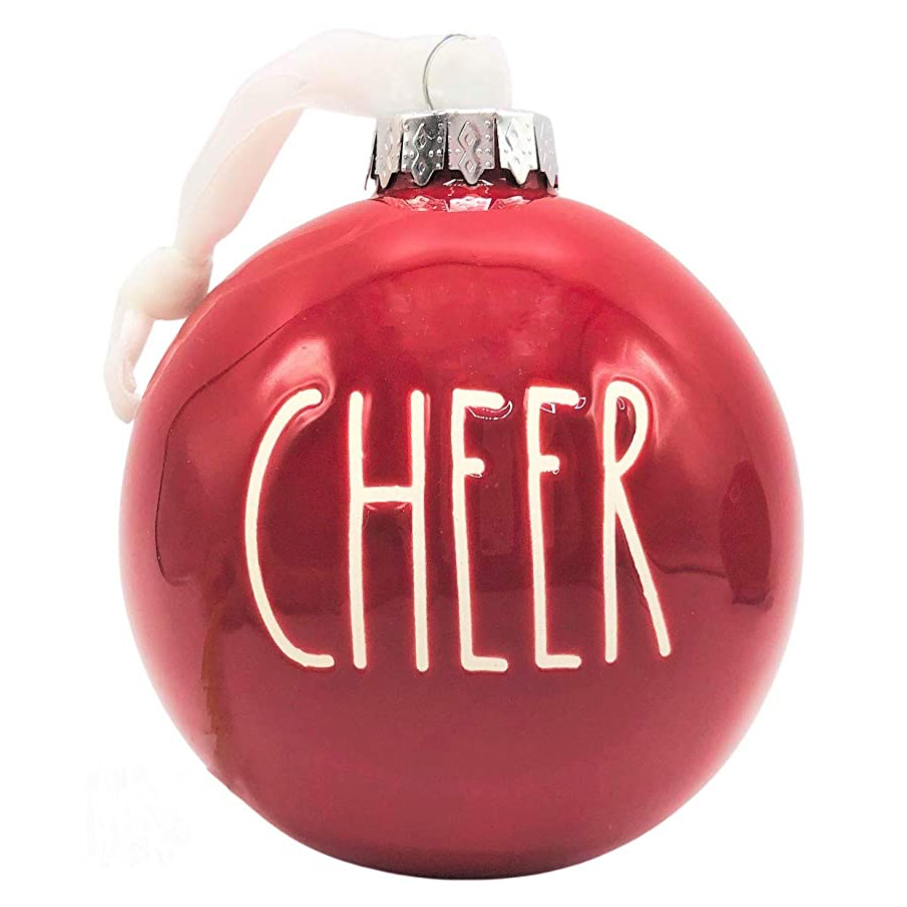 Rae Dunn large ornament factory cheer