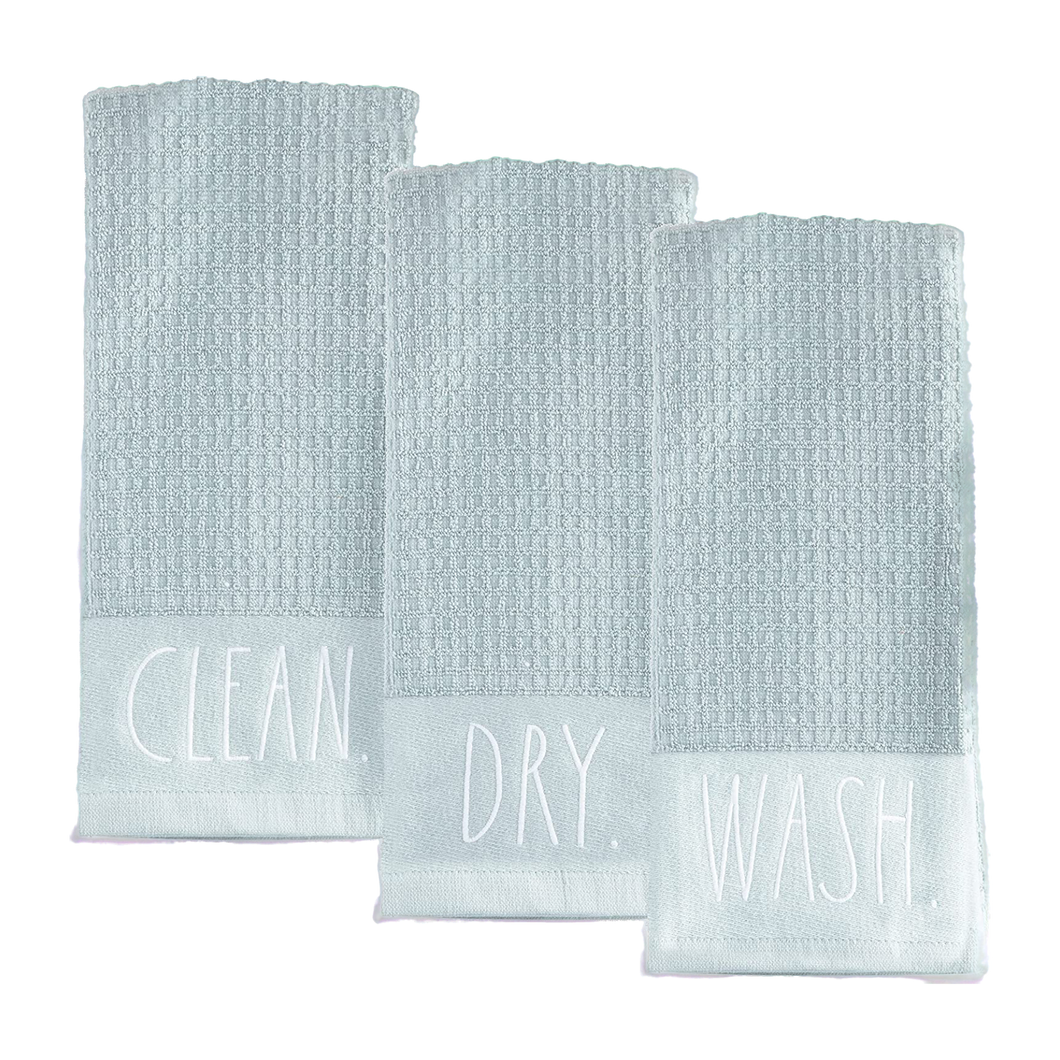 CLEAN, DRY & WASH Kitchen Towels