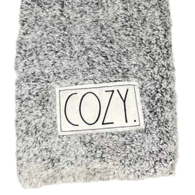 COZY Tipped Sherpa Blanket