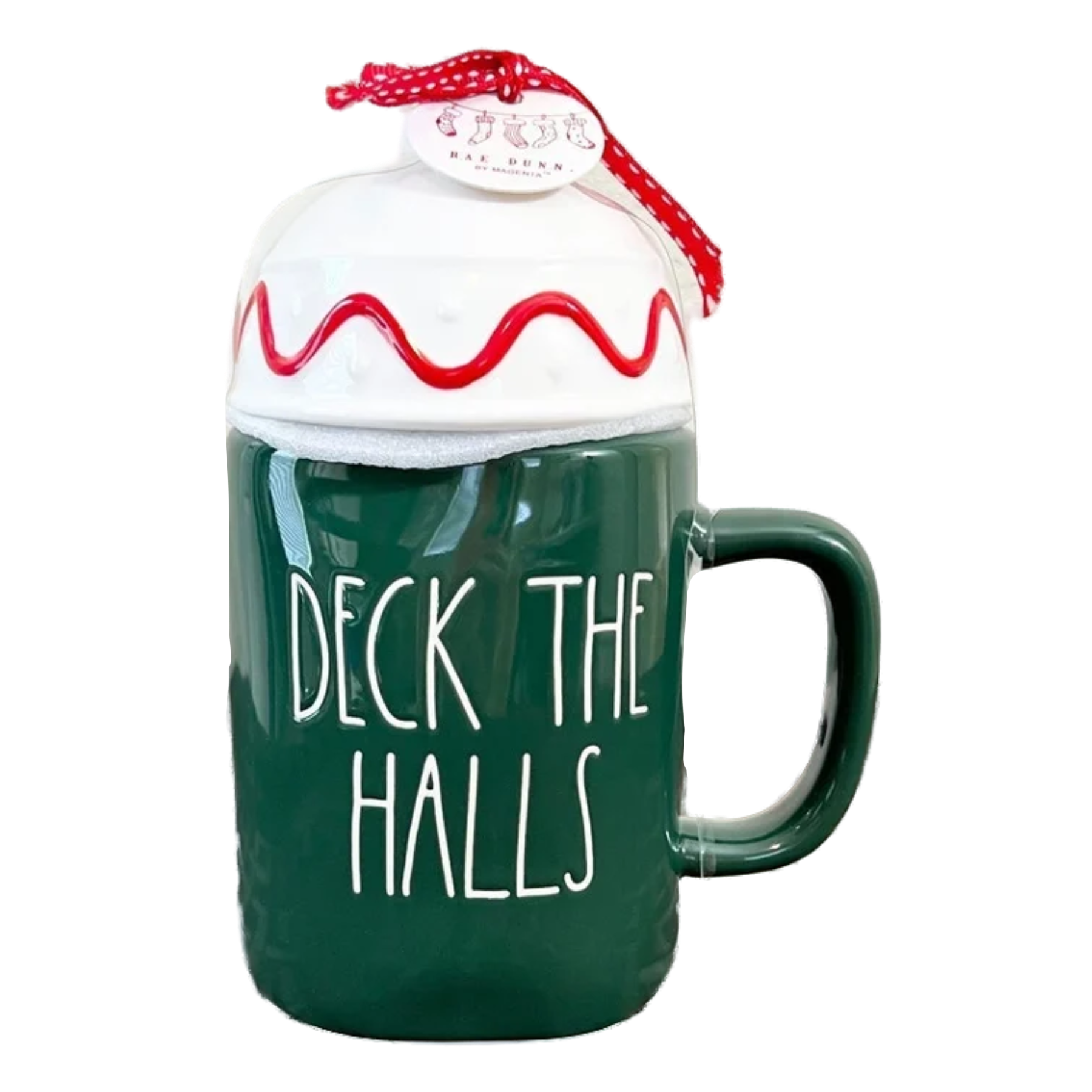 DECK THE HALLS CHRISTMAS PENGUINS' mug - 5 dollar mugs (5dms) ($5 mugs)