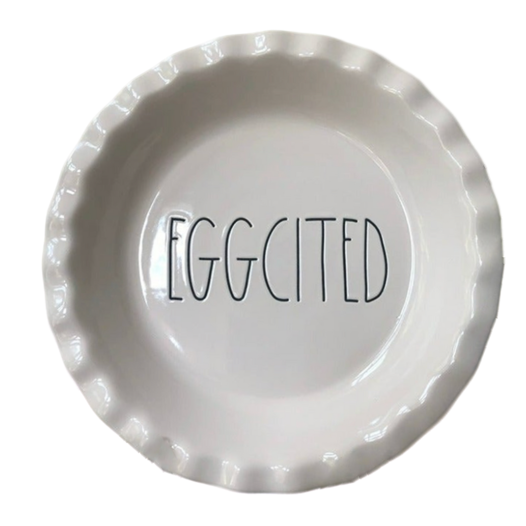 EGGCITED Pie Plate