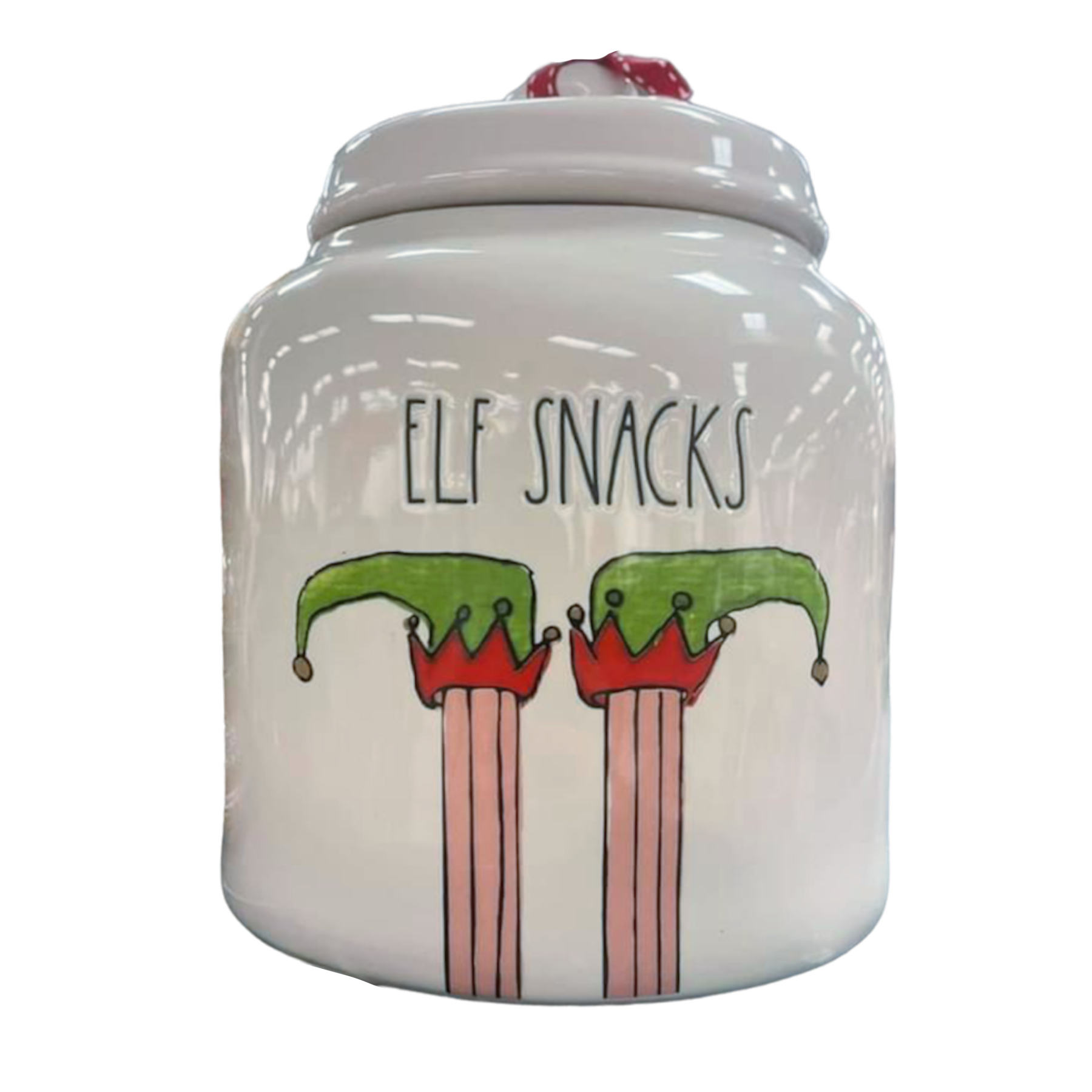 Rae Dunn Merry Christmas Elf feet hotsell canister