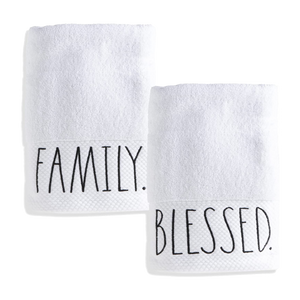 FAMILY & BLESSED Hand Towels