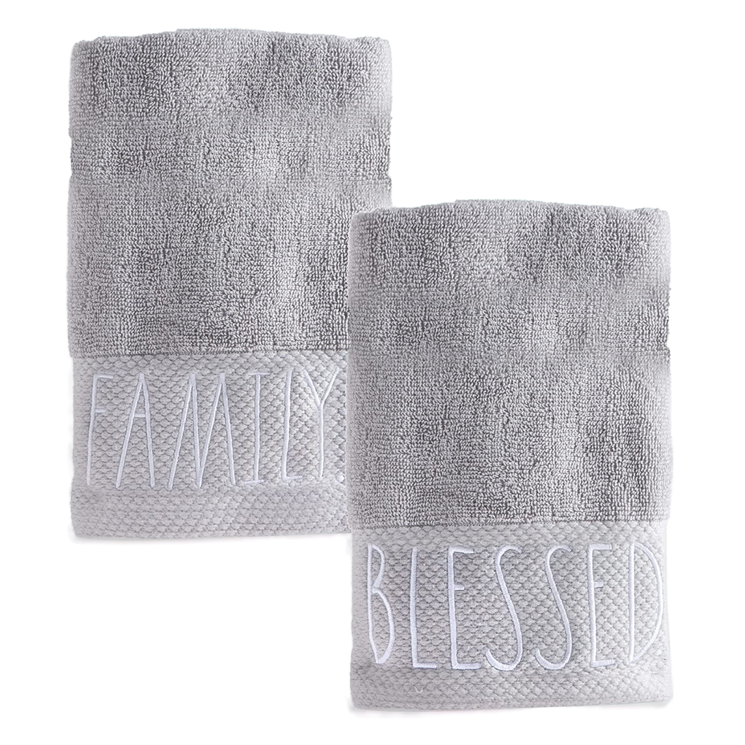 FAMILY & BLESSED Hand Towels