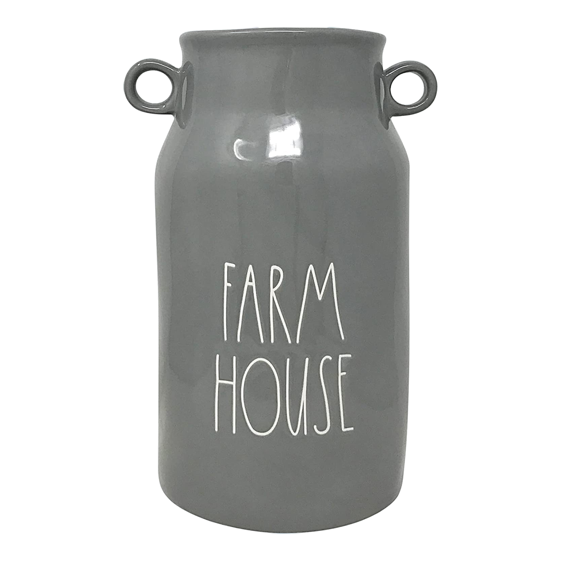 Rae Dunn OG/LL STEMS & HTF FARM FRESH vase W/black rim hotsell