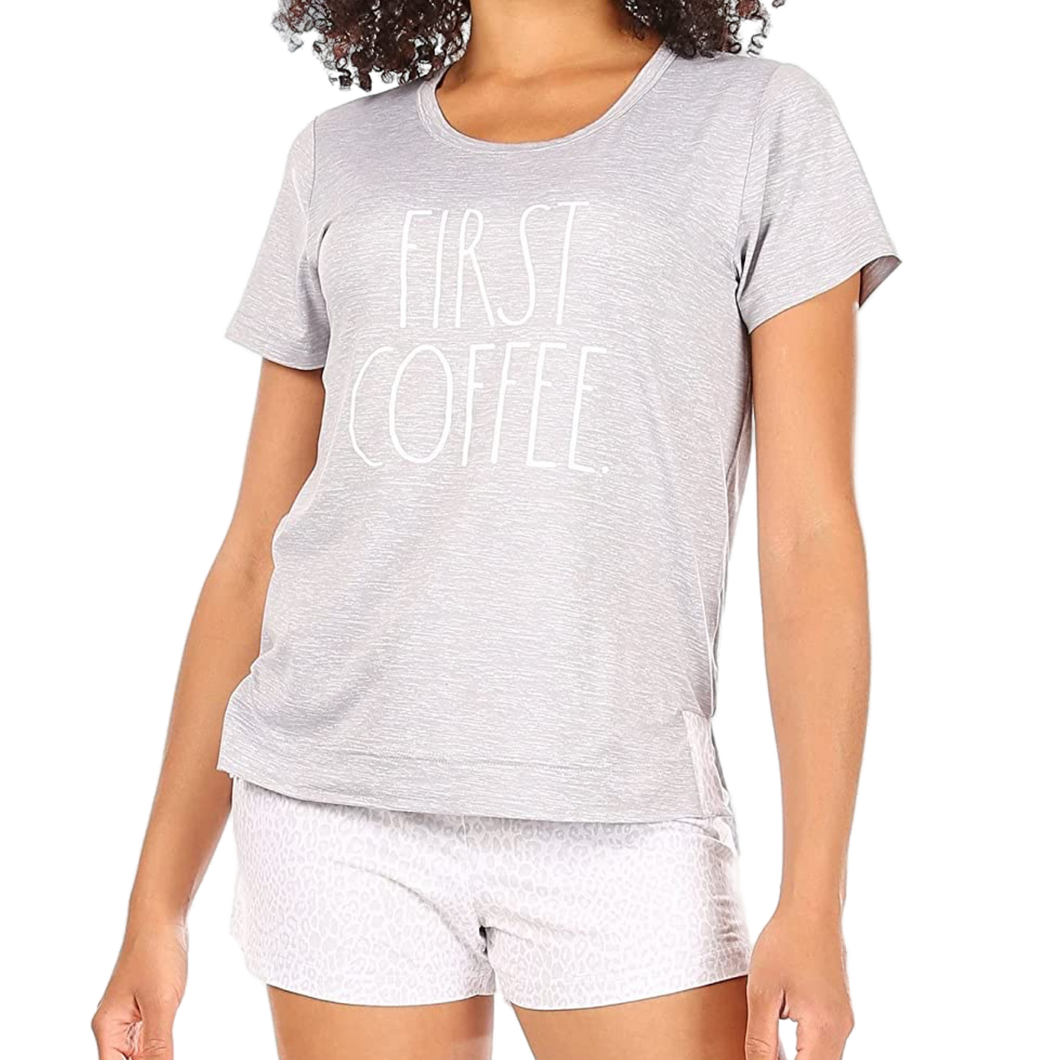 FIRST COFFEE Pajama Set