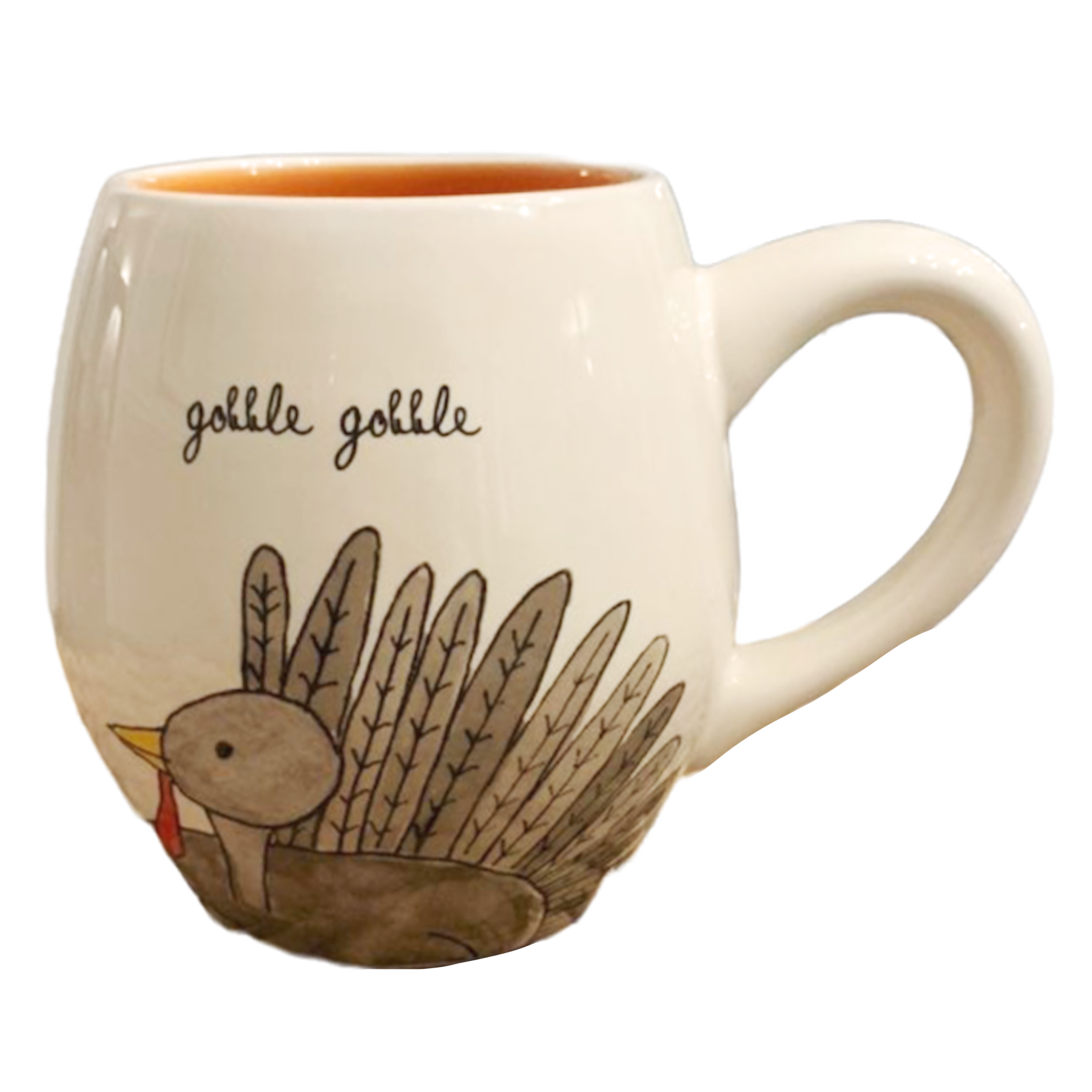 Rae sale Dunn ONE HALF Measuring Cup w/Thanksgiving Turkey Gobble Til You Wobble-plus