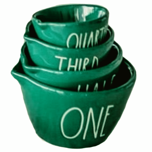 GREEN Measuring Cups